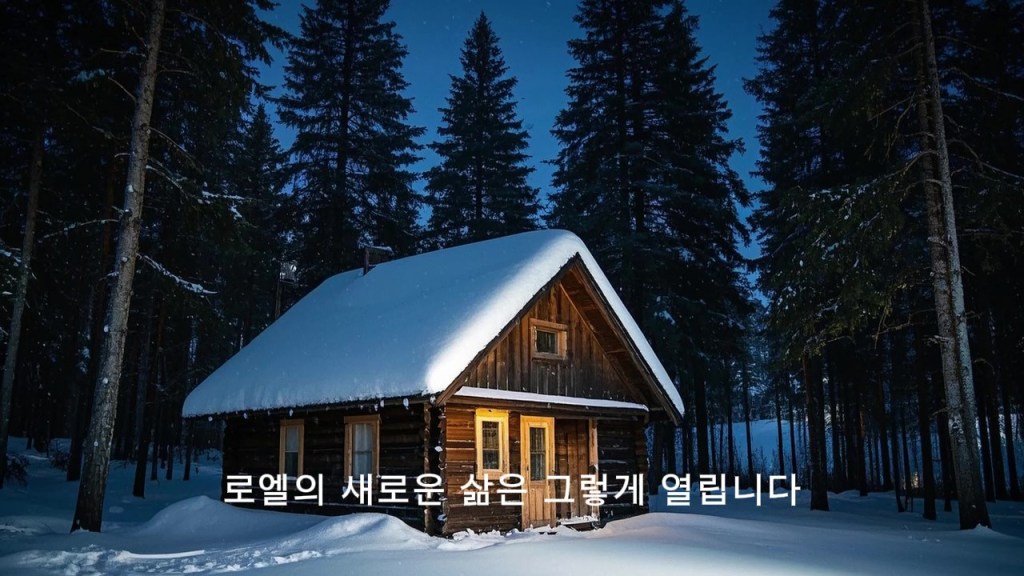 winter cabin story